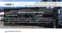 Desktop Screenshot of ccifinance.com